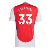 Arsenal Riccardo Calafiori #33 Replika Hemmatröja 2024-25 Kortärmad